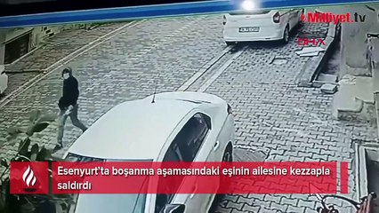 Boşanma aşamasındaki eşinin ailesine kezzaplı dehşet!