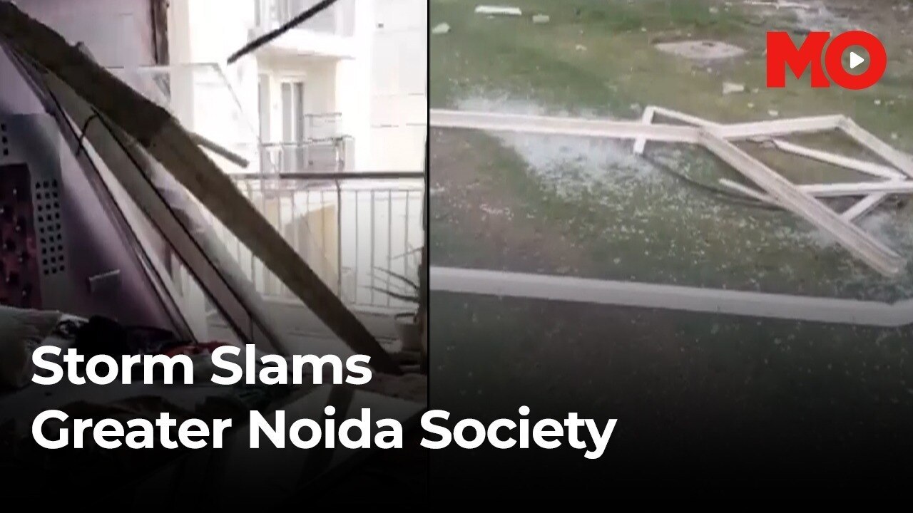 Greater Noida society flats hit hard by storm, structural concerns raised