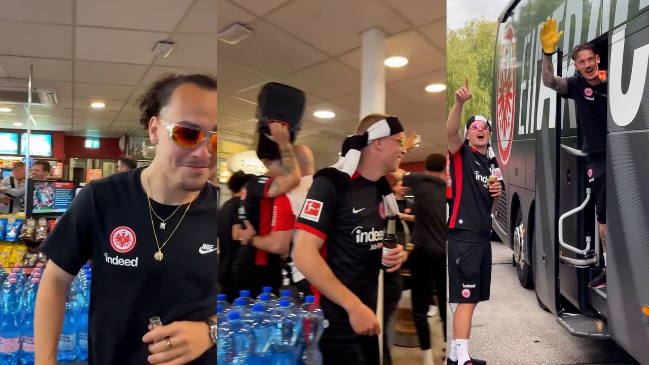 Raststätte übernommen: So feiert Frankfurt die CL-Teilnahme