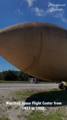 Abandoned space shuttle tank