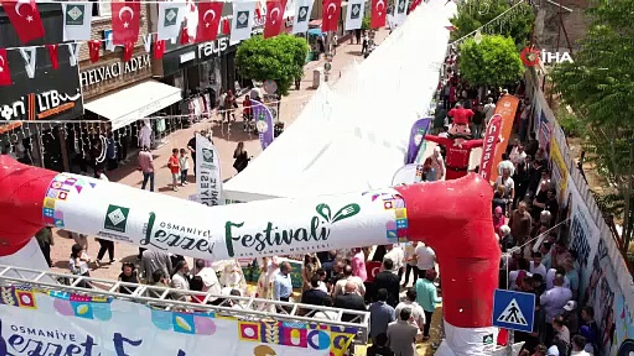 Osmaniye Lezzet Festivali’ne hanım eli değdi
