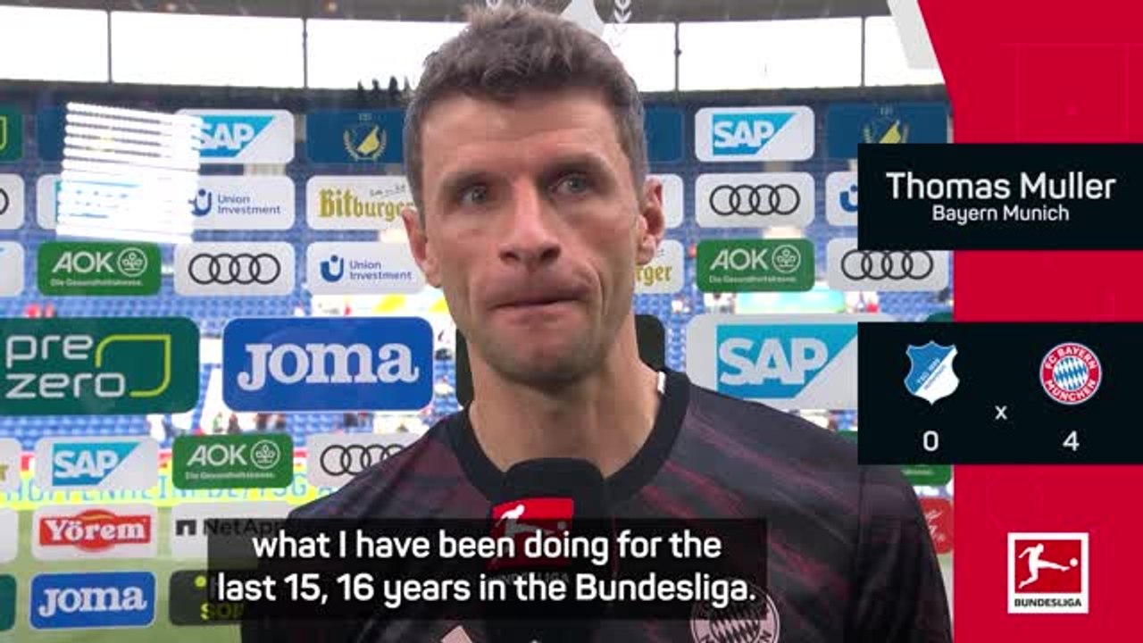 'Not a day to be sad' - Muller reflects on 503rd and final Bundesliga game