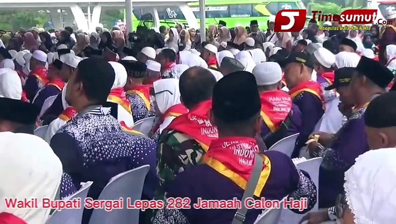 Wakil Bupati Sergai Lepas 282 Jamaah Calon Haji