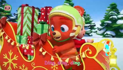 Bells on the Sleigh _ CoComelon Animal Time _ Animals for Kids