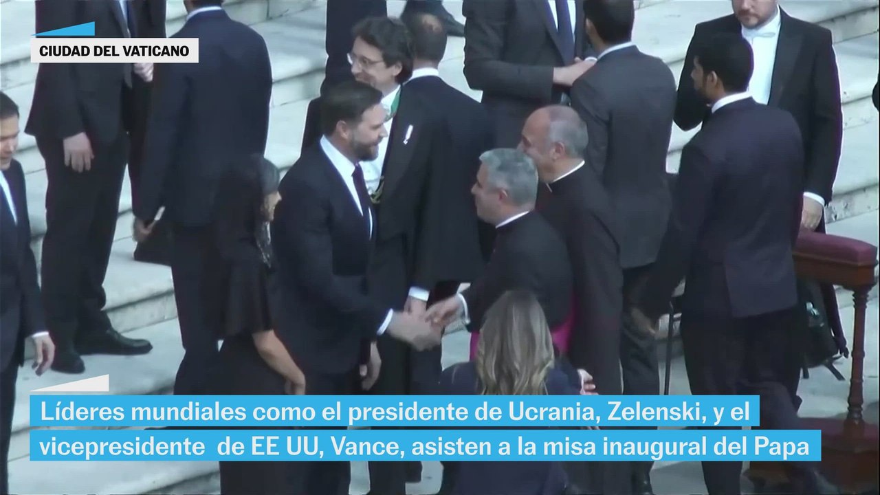 NO USAR|Zelenski y Vance, entre los invitados a la misa inaugural del papa León XIV