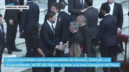 NO USAR|Zelenski y Vance, entre los invitados a la misa inaugural del papa León XIV