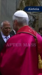 Pope Leo Hugs Brother