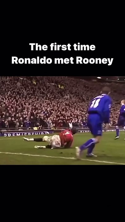 Ronaldo had just arrived in the Premier League and he caught the attention of all the defenders in the league with his great abilities and skills with the ball, which is why he was often targeted like in the case.Rooney