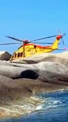 Elba, intervento eccezionale dell'elisoccorso Pegaso tra gli scogli