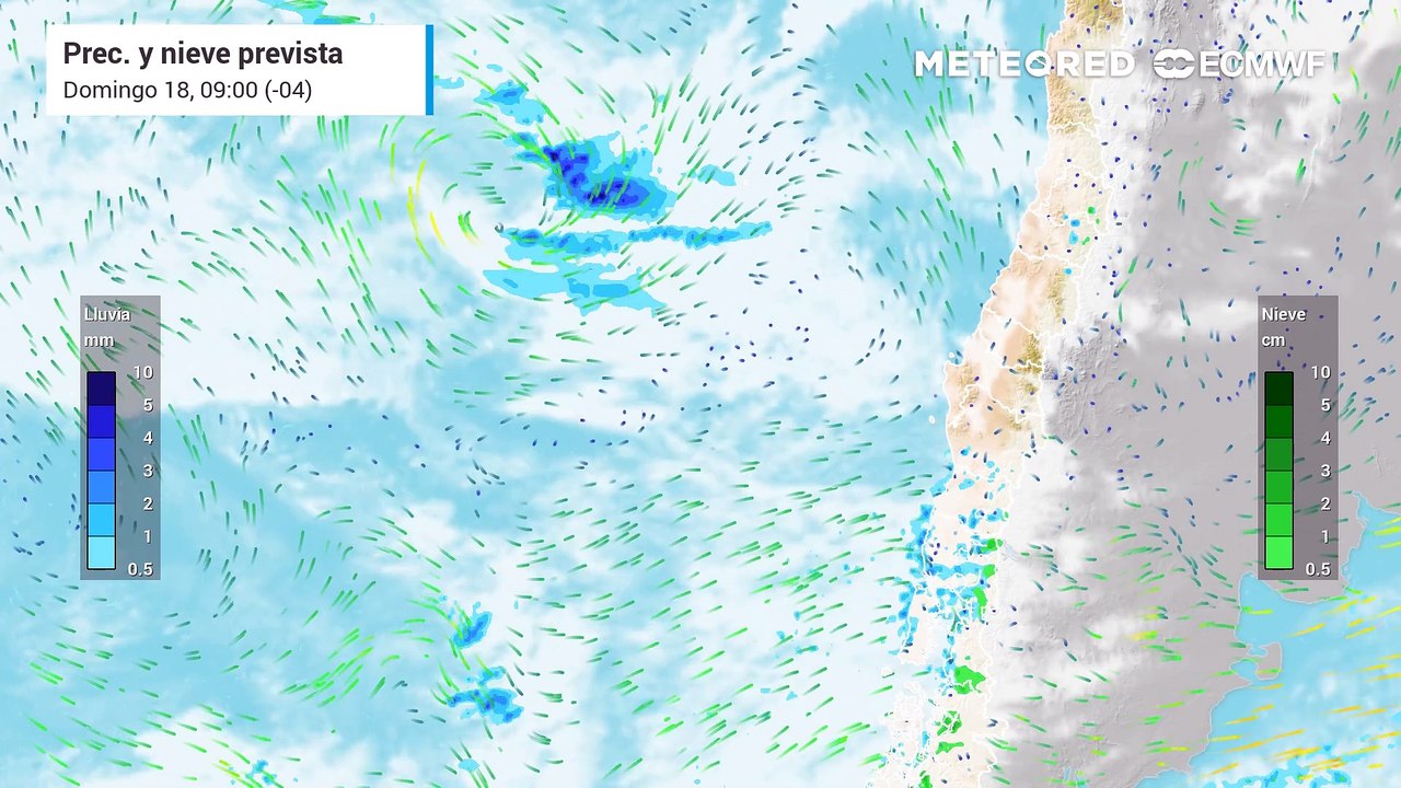 Sistema frontal dejará precipitaciones en el Gran Santiago
