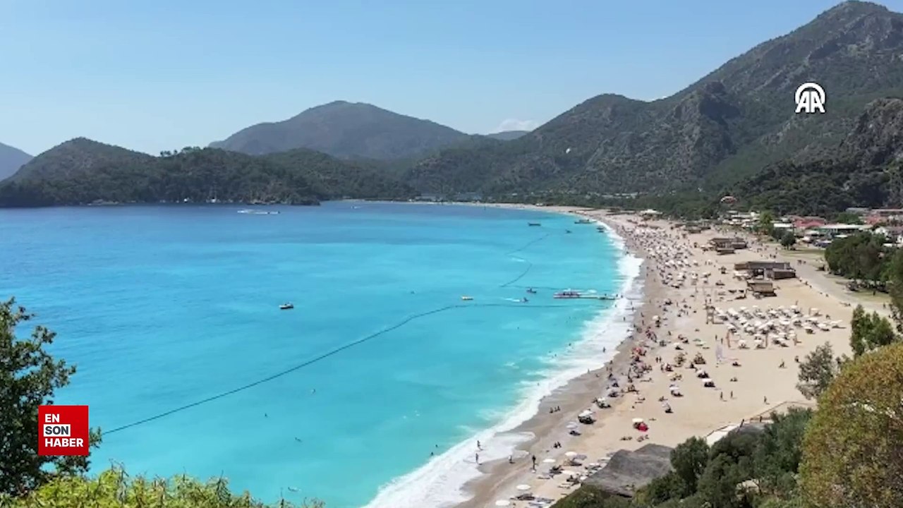 Fethiye ve Marmaris sahillerinde sıcak hava yoğunluğu