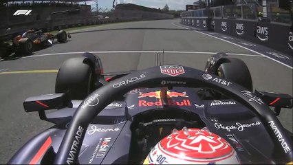 La largada de Verstappen en Imola