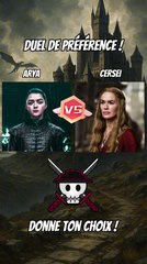 Tu préfères quel personnage de GOT ?