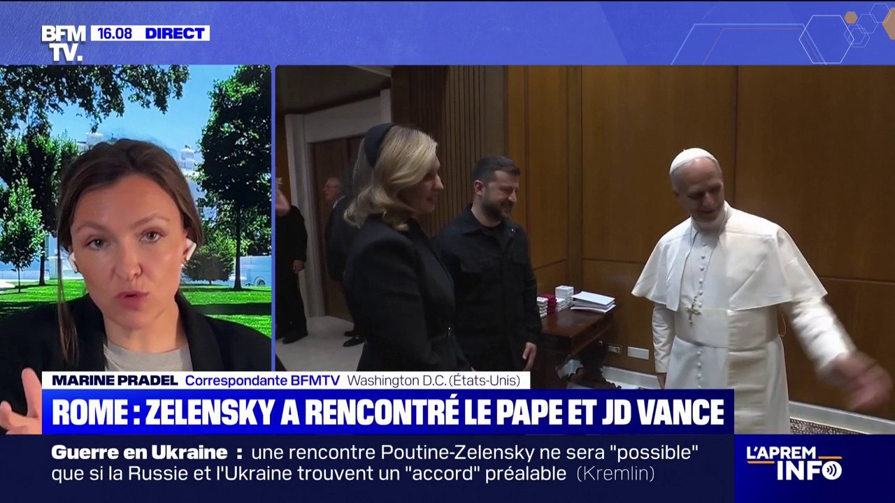 Ukraine: Volodymyr Zelensky et JD Vance se sont entretenus à Rome, en marge de la première messe du pape Léon XIV