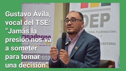 El TSE registra los binomios presidenciales