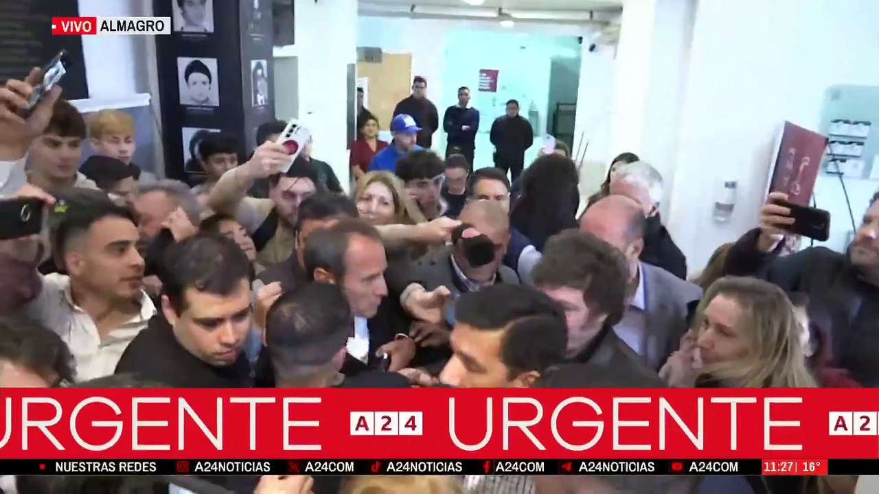 🔴 VOTÓ JAVIER MILEI, ACOMPAÑADO DE KARINA MILEI Y CON GRAN OPERATIVO DE SEGURIDAD