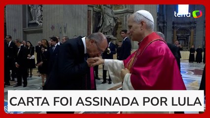 Geraldo Alckmin encontra com papa Leão XIV e o convida para COP30