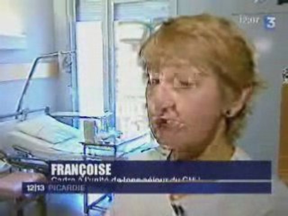 20080410 - France 3 - Don 1,3 millons au C.H.U. d'Amiens