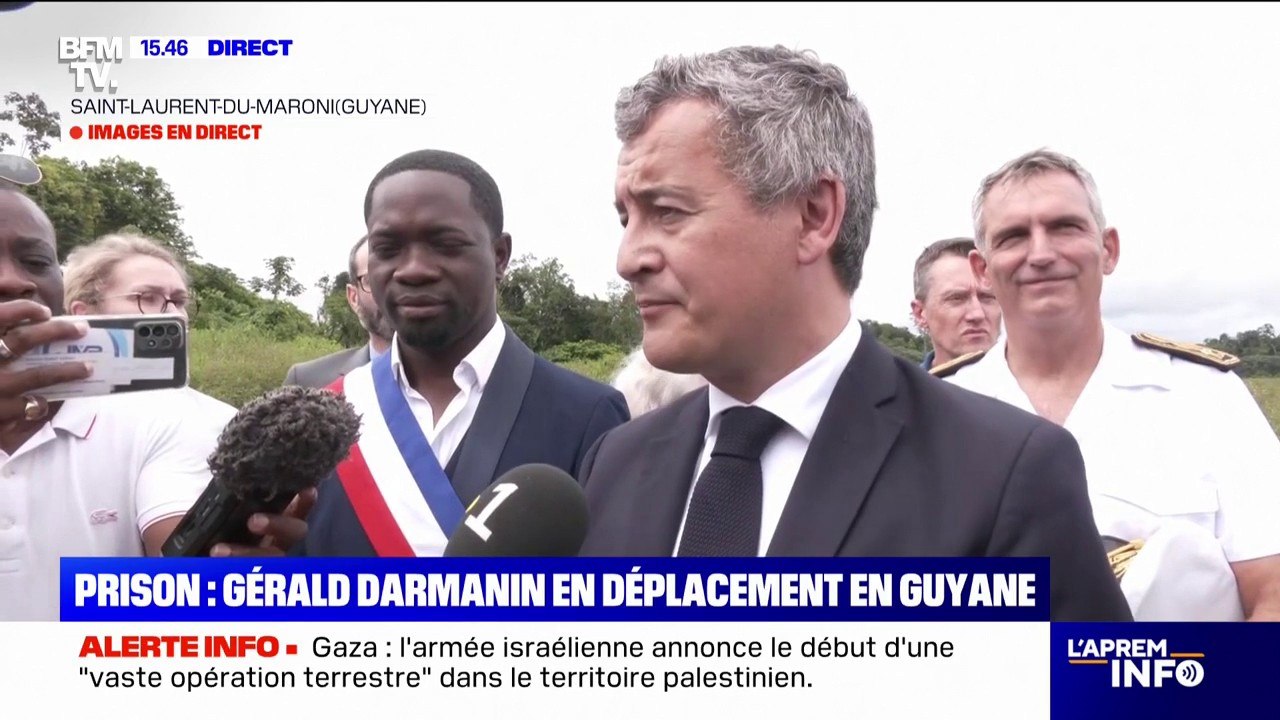 Prison de haute-sécurité: "L'État confirme son engagement extrêmement fort pour la Guyane", déclare Gérald Darmanin