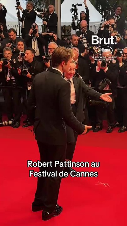 Robert Pattinson au Festival de Cannes.