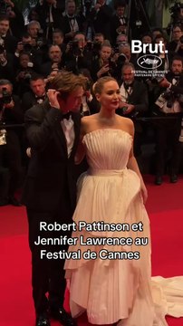 Robert Pattinson et Jennifer Lawrence au Festival de Cannes