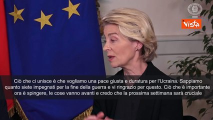 Von der leyen: Settimana prossima cruciale per l'Ucraina