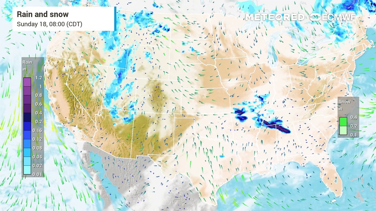 Storms Across The Plains Sunday
