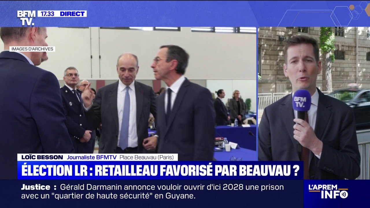 "Il est serein": Bruno Retailleau en attente des résultats de la présidence des Républicains