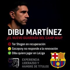 🔥¿ADIÓS TER STEGEN? EL BARÇA VA A POR DIBU MARTÍNEZ🇦🇷💥