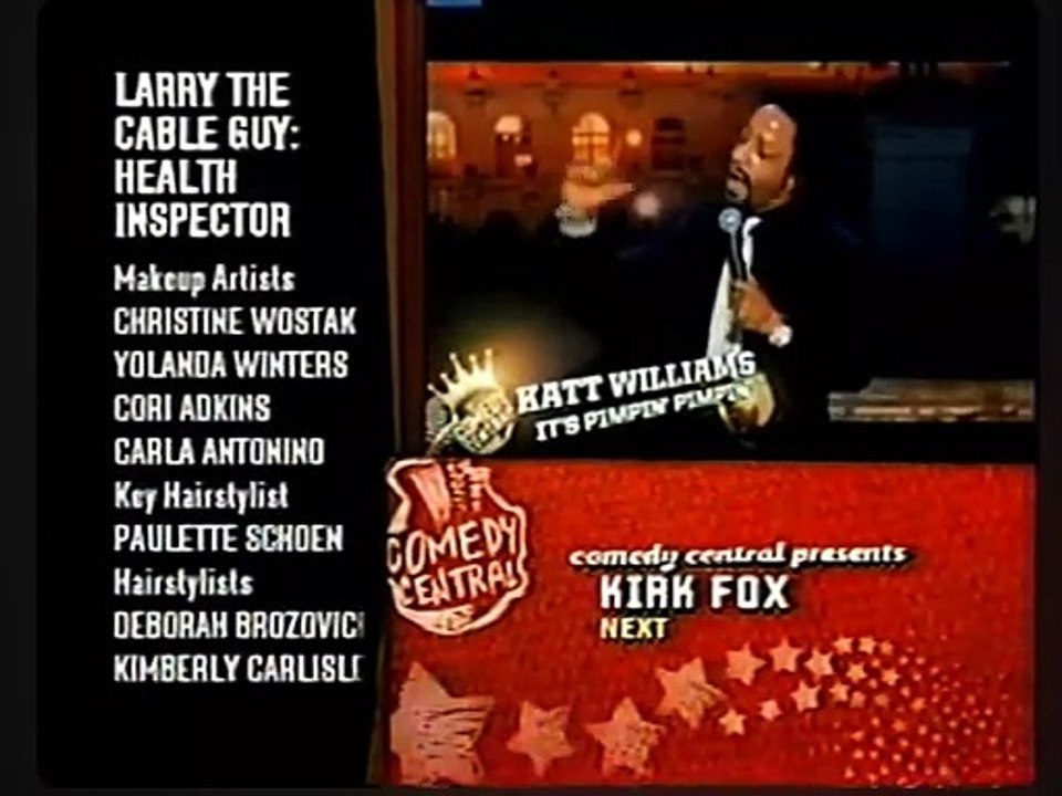 Larry The Cable Guy: Health Inspector Comedy Central Split Screen Credits