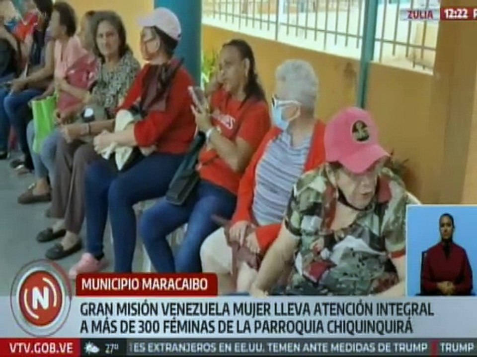 Zulia | Más de 300 féminas beneficiadas con jornada de atención integral gracias a la GMVM