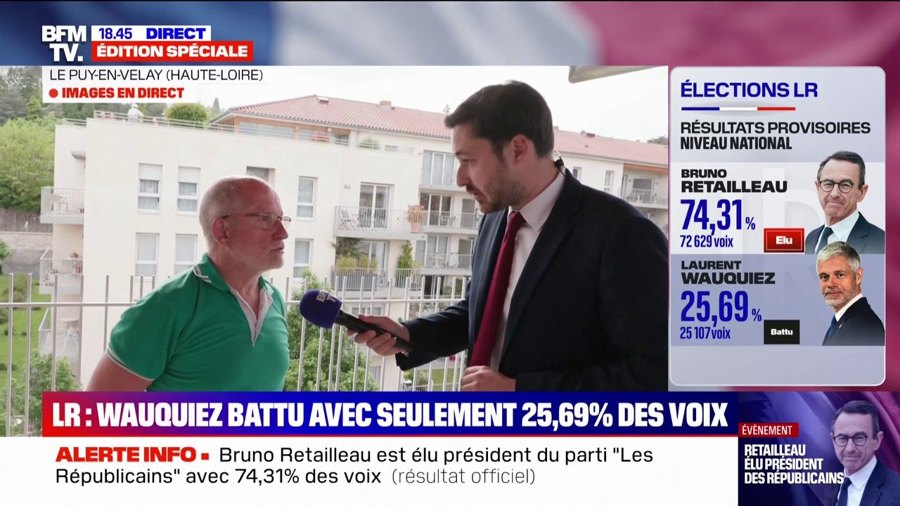 "On ne s'y attendait pas": les supporters de Laurent Wauquiez sous le choc après l'annonce de la victoire de Bruno Retailleau à la présidence des Républicains