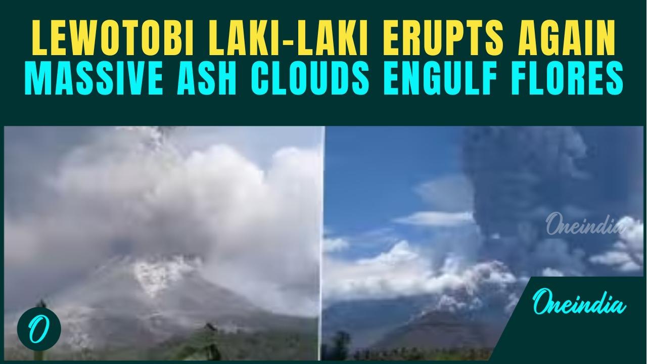 Indonesia's Mount Lewotobi Laki-Laki ERUPTS VIOLENTLY: Massive Ash Plumes Force Mass Evacuations