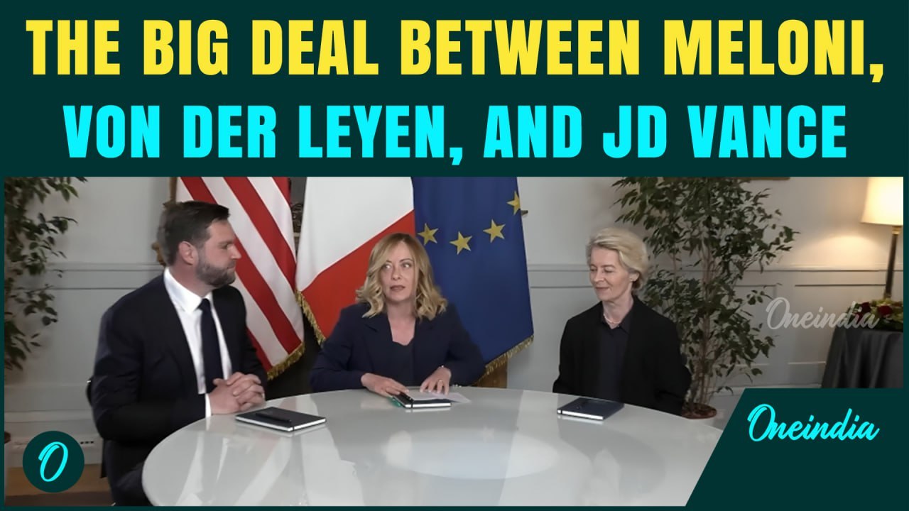 Trade, Ukraine, Defense: The High-Stakes Meeting Between JD Vance, Von Der Leyen, and Meloni in Rome