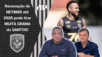 "É uma ENGANAÇÃO..." NEYMAR deve RENOVAR com o SANTOS e pode arrancar UMA GRANA do ALVINEGRO PRAIANO