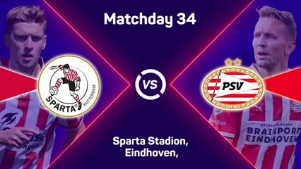 PSV clinch title with win at Sparta Rotterdam