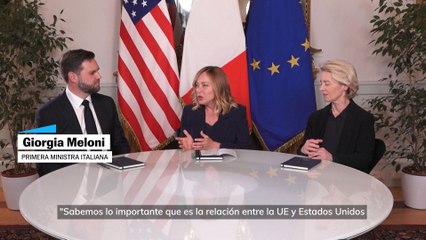 Meloni, Vance y Von der Leyen se reúnen en Italia