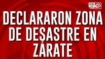 Declaran Zárate zona de desastre tras el temporal