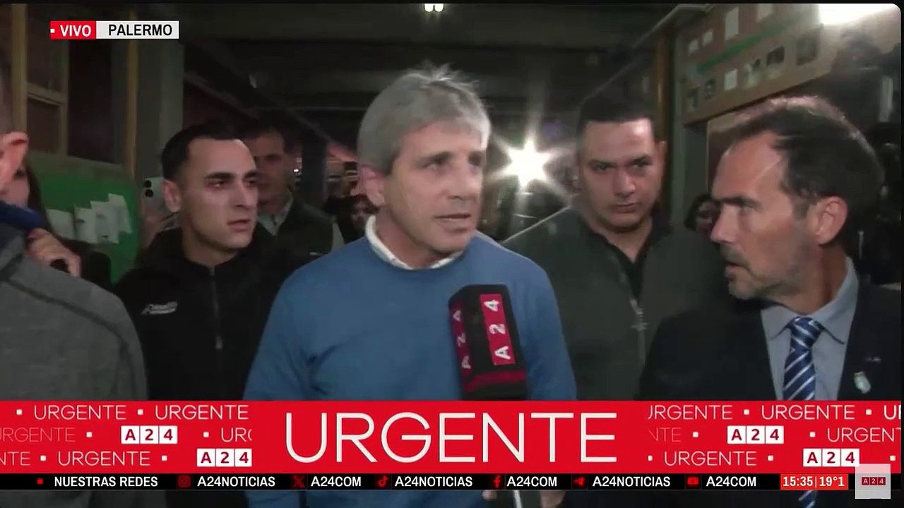 Votó Luis Caputo
