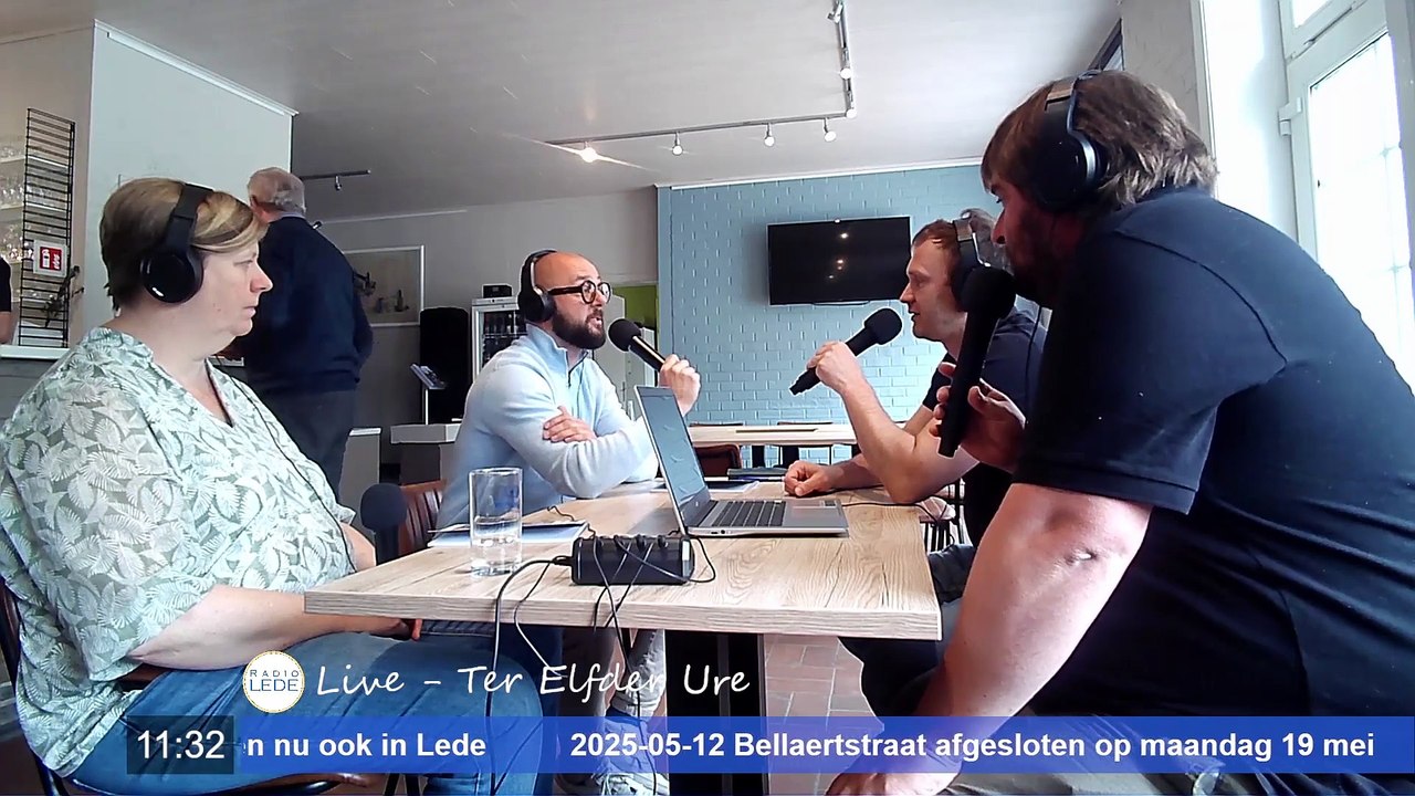 Radio Lede - Ter Elfder Ure - 2025-05-18 - Sven Verheyde - IJssalon Damass Oordegem
