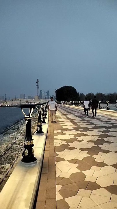 beautiful view of bouhara corniche Sharjah