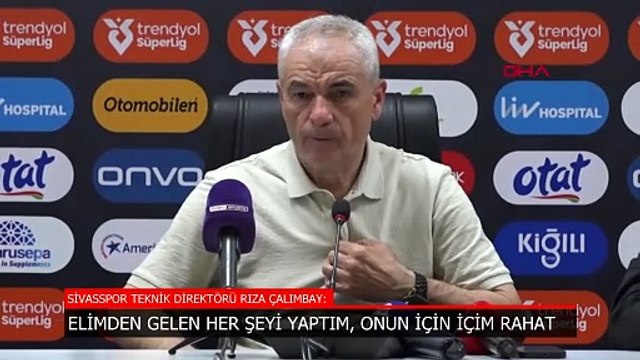 Rıza Çalımbay: Elimden geleni yaptım, o yüzden içim rahat