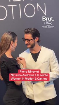 Pierre Niney et Natasha Andrews à Cannes