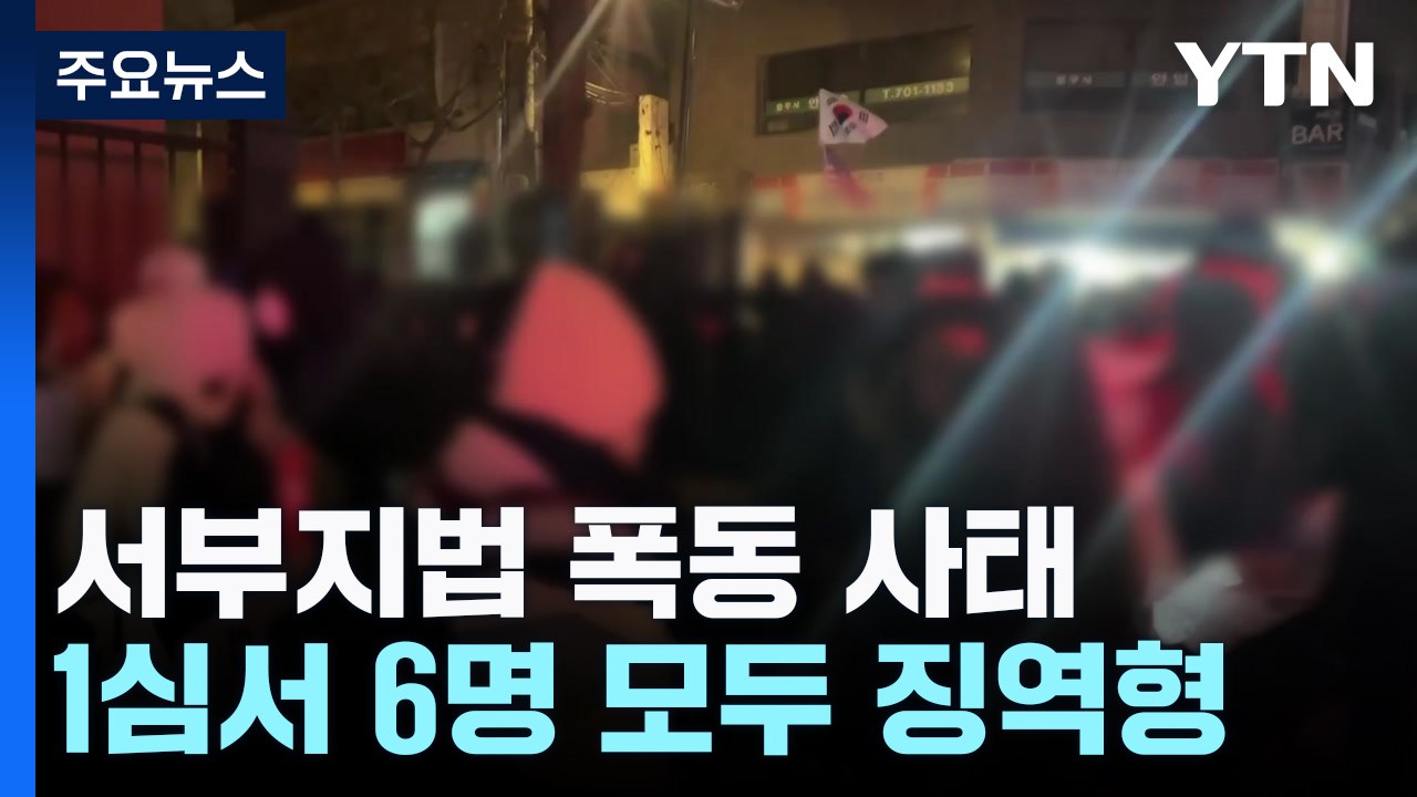 '서부지법 폭동' 6명 모두 1심 징역형...다른 재판은? / YTN