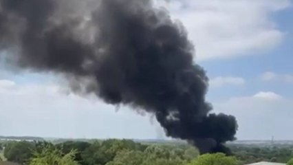 Derbyshire fire at recycling centre