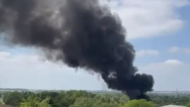 Derbyshire fire at recycling centre