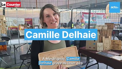 Camille personnalise vos objets en les granvant au laser