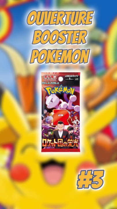 Ouverture Booster Pokémon #3 #Pokemon #Booster #Jap