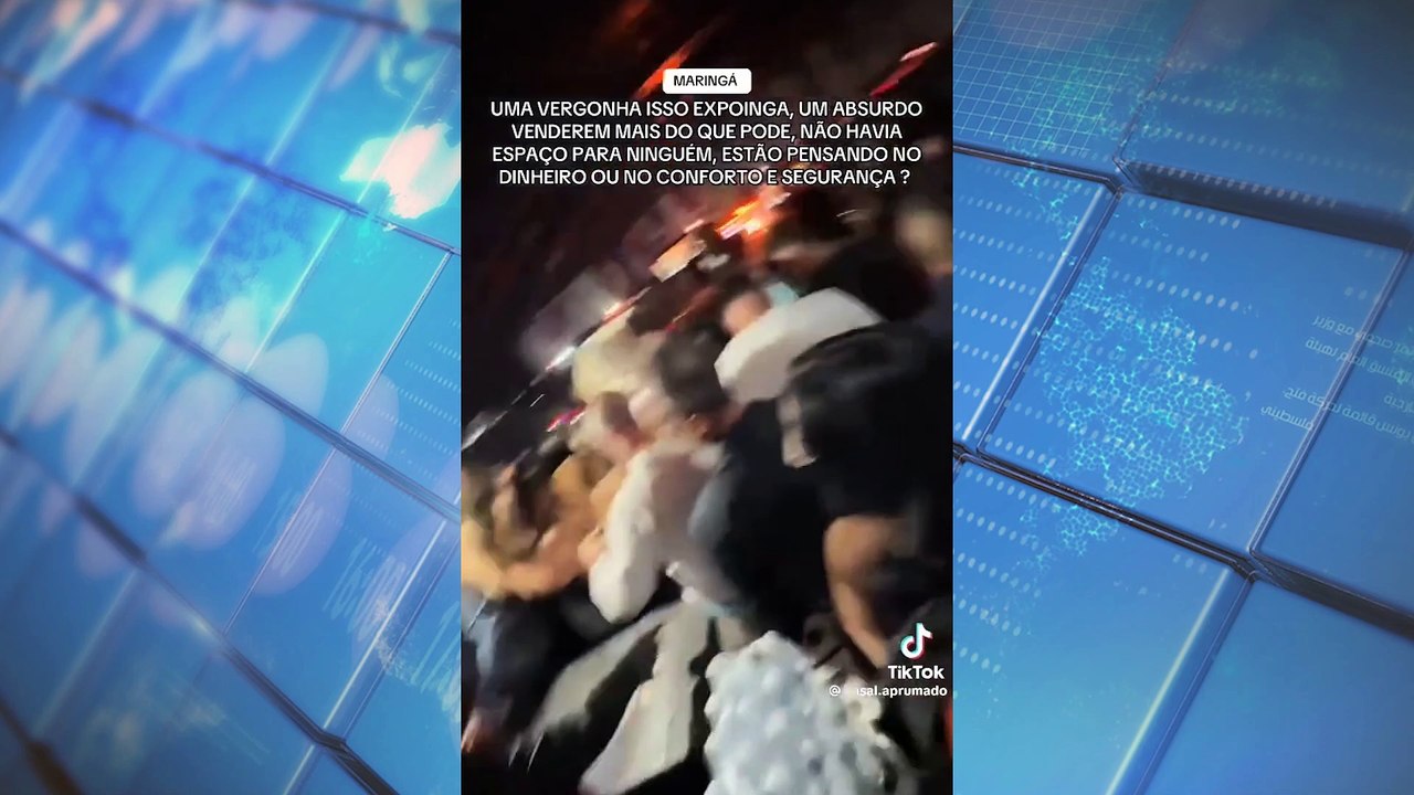 Superlotação no show de Henrique e Juliano na Expoingá gera revolta do público