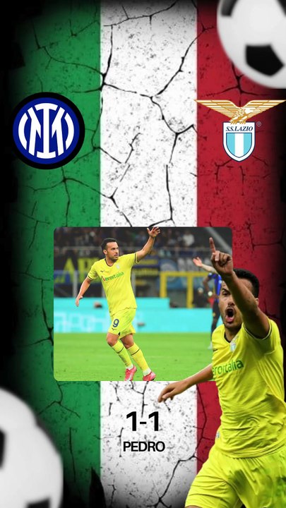 INTER-LAZIO 2-2 - LA DOPPIETTA DI PEDRO